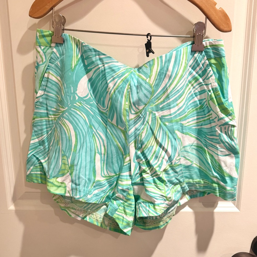 Lilly Pulitzer Aqua, Teal & Lime Shorts